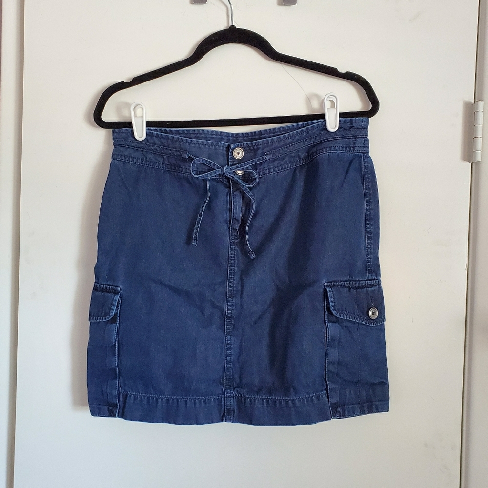 Ann Taylor Loft Jean Skirt